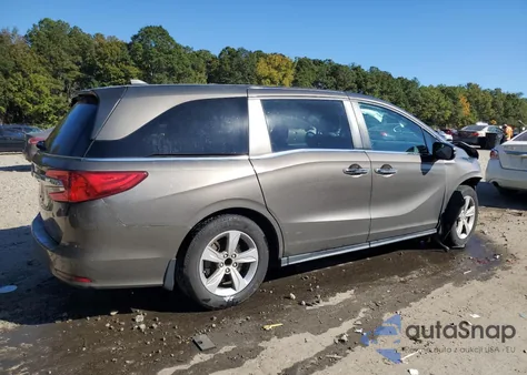 2019 Honda Odyssey Exl z USA, uszkodzony, nr VIN 5FNRL6H78KB034100